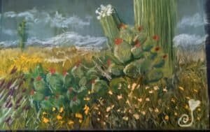Thriving In The Mystery 5 Peace That Doesn’t Need Proof (Arizona Desert, 5 x 7 Pastel)