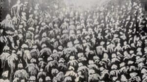 Courage to Step Without a Map (Artwork: Herdscape, White Charcoal on Black Paper)